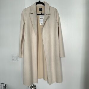 Zara Cream Suede coat